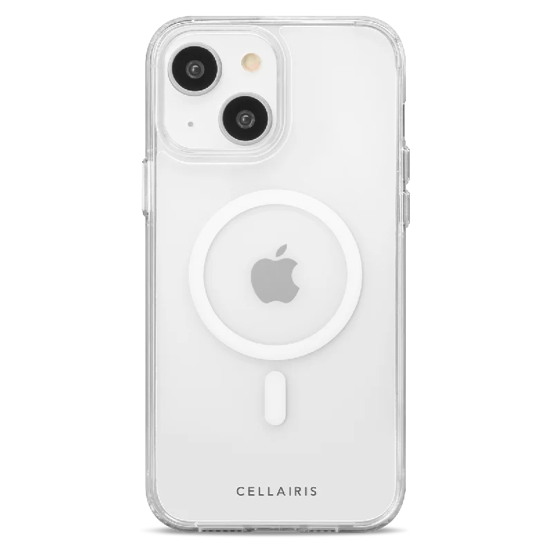 Showcase Halo - iPhone 14/ iPhone 13 w/ White MagSafe Clear Phone Case