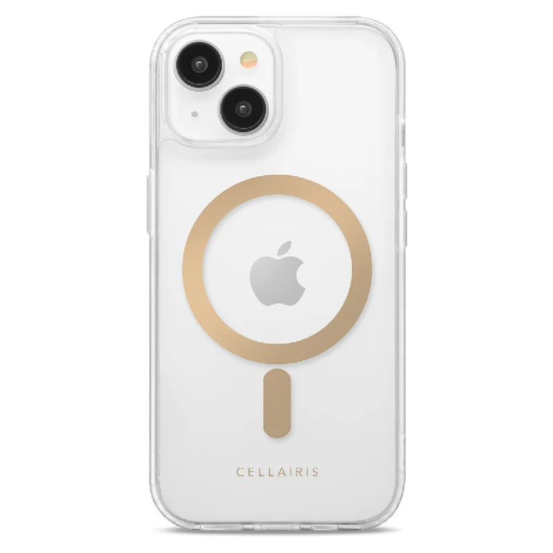 Showcase Halo - iPhone 15/ 14/ 13 Gold w/ MagSafe Case