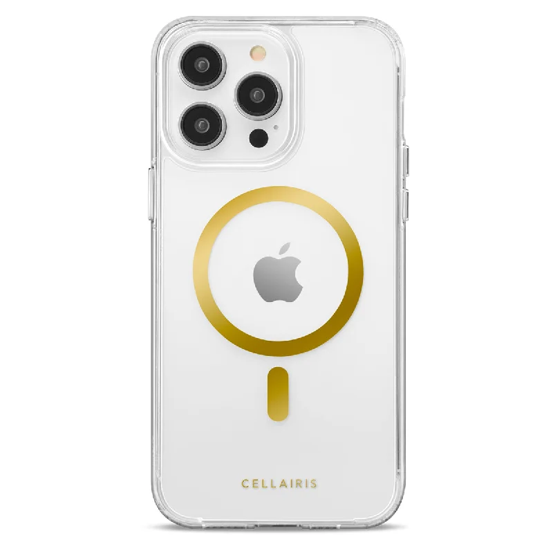 Showcase Halo - iPhone 15 Pro Max Gold w/ MagSafe Case