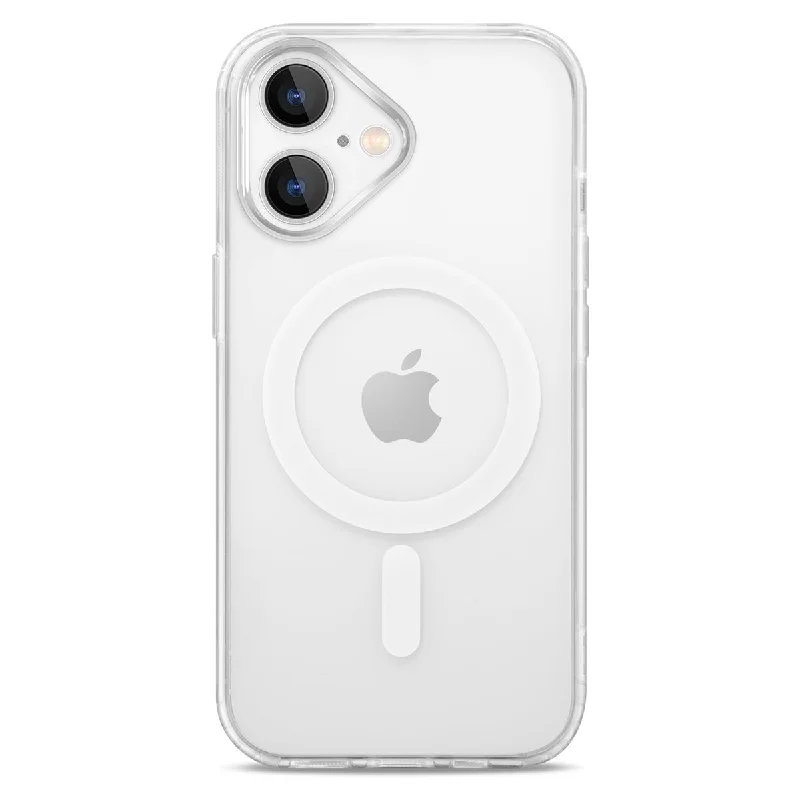 Showcase Halo - iPhone 16 w/ White MagSafe Clear Case