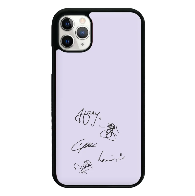 1D Signatures Phone Case