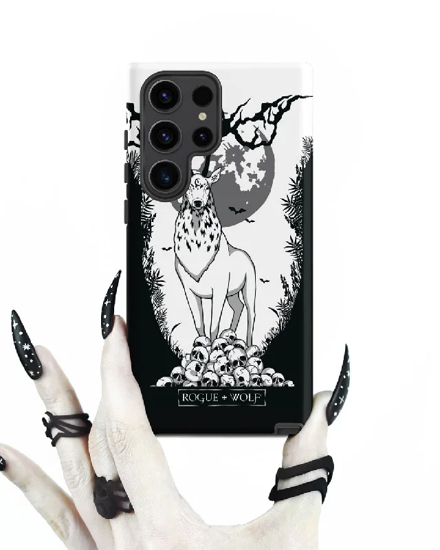 Stag Guardian Tough Phone Case for Samsung - Shockproof Anti-scratch Goth Witchy Phone Case Cover