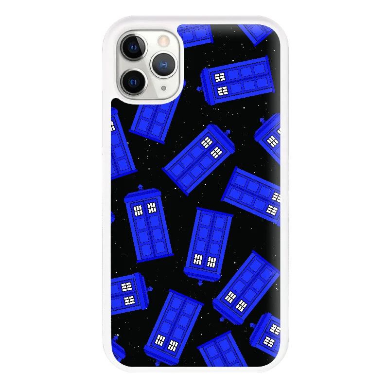 Tardis Pattern Phone Case