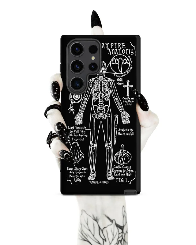 Vampire Anatomy Tough Phone Case for Samsung - Shockproof Anti-scratch Witchy Goth Accessory Cover