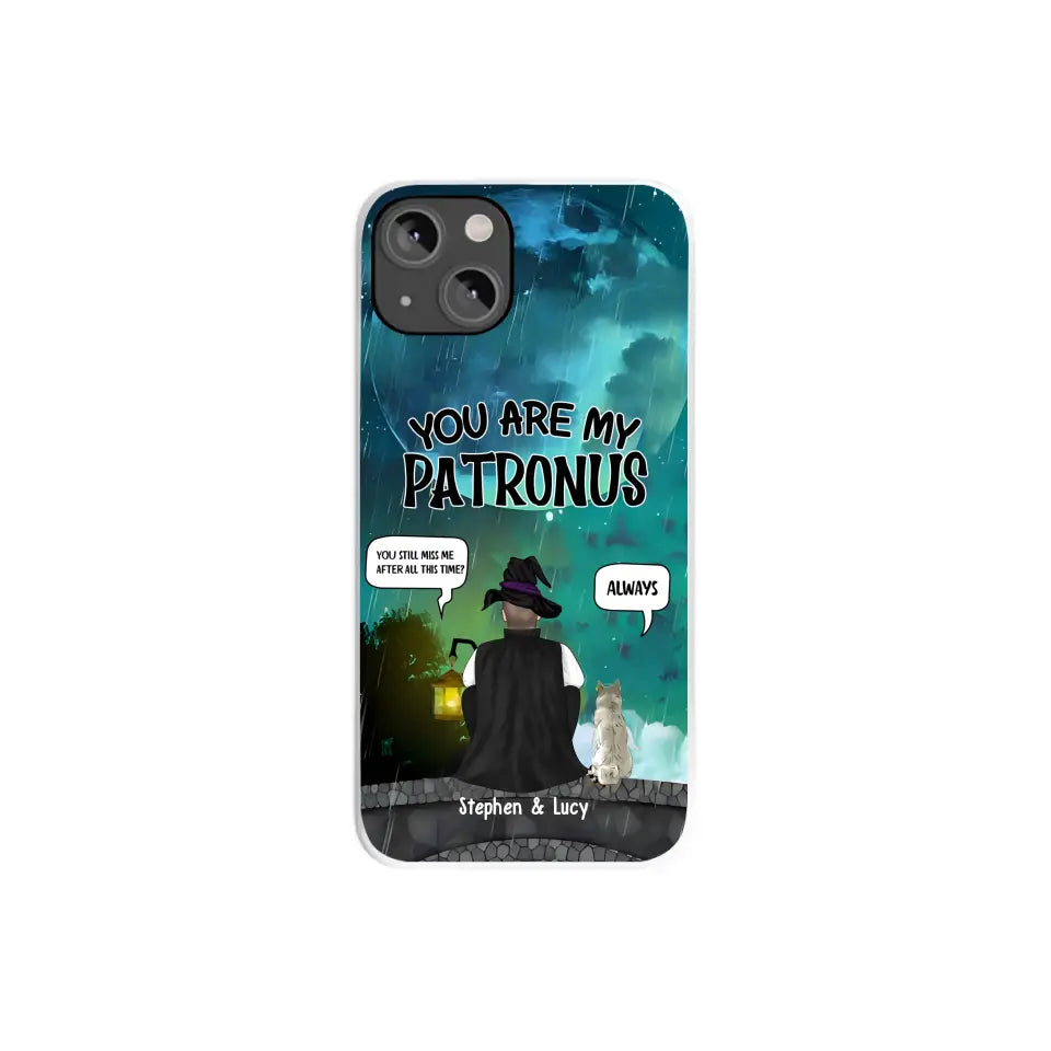 You Are My Patronus - Personalized Gifts Custom Halloween Phone Case For Witches, Dog Cat Lovers